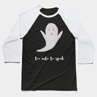 To cute to spook watercolor ghost Baseball T-Shirt